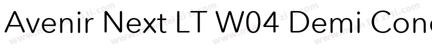 Avenir Next LT W04 Demi Cond字体转换